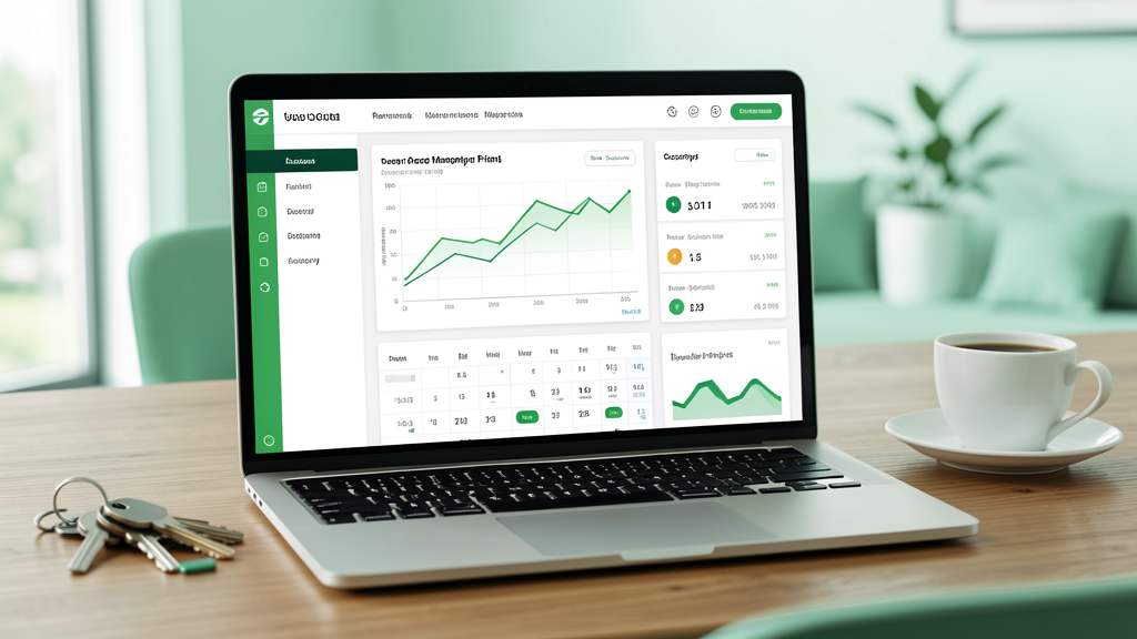 Vacation rental revenue dashboard showing dynamic pricing and occupancy analytics